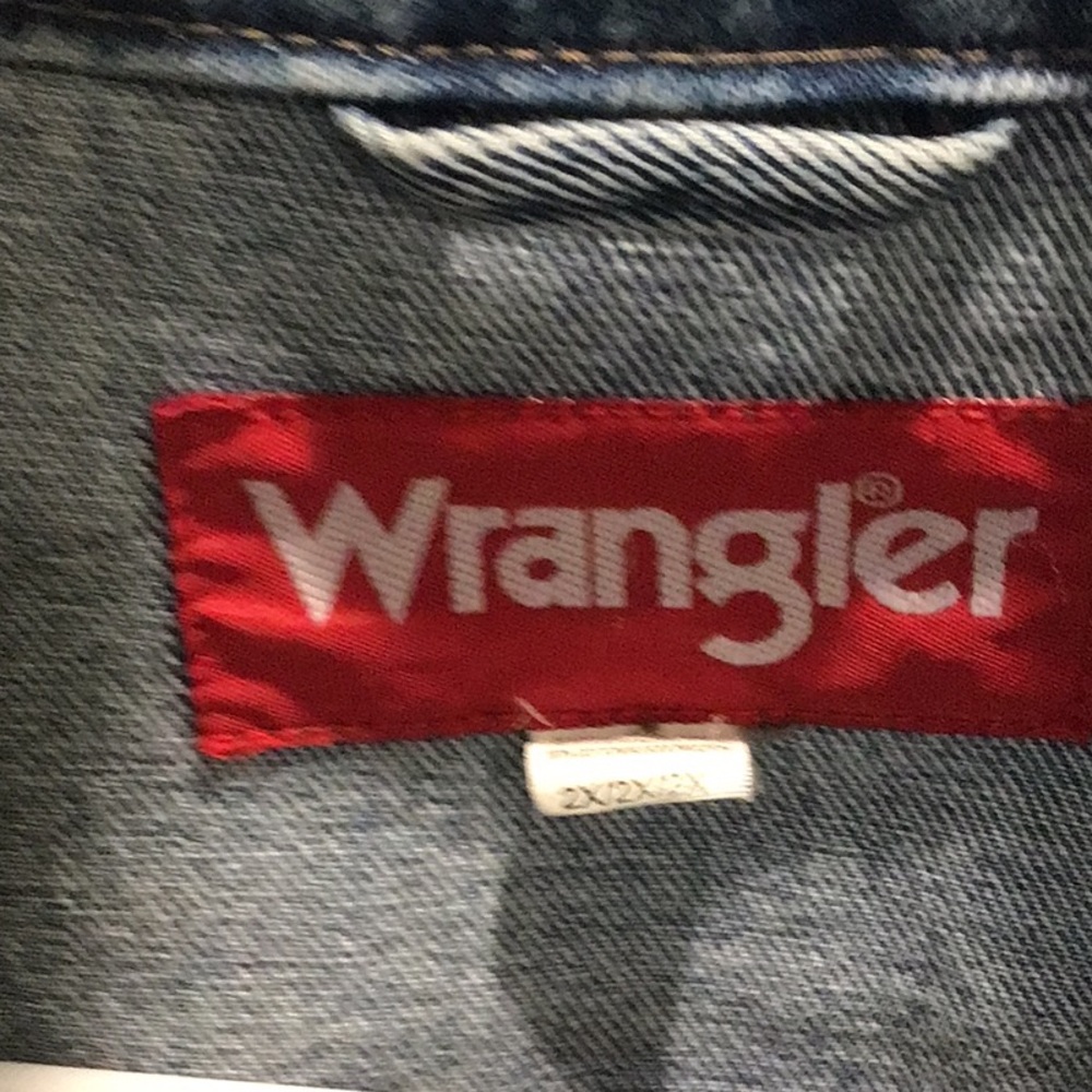 Vintage Wrangler Hero men’s denim jean jacket size 2X - Picture 2 of 3